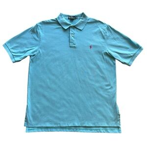 ❣️SALE❣️POLO Ralph Lauren Men’s Golf Shirt Top XLT Tall Cotton Blue